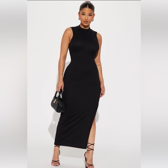 Fashion Nova Dresses & Skirts - Fashion Nova Black Maxi Dress